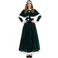 Robe Longue de Noël à Capuche Femme – Rouge ou Verte – vue 7