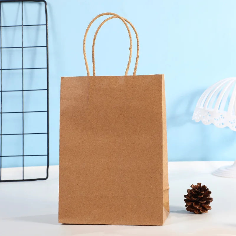 Sacs Cadeaux Anniversaire Kraft Réutilisables – vue 5