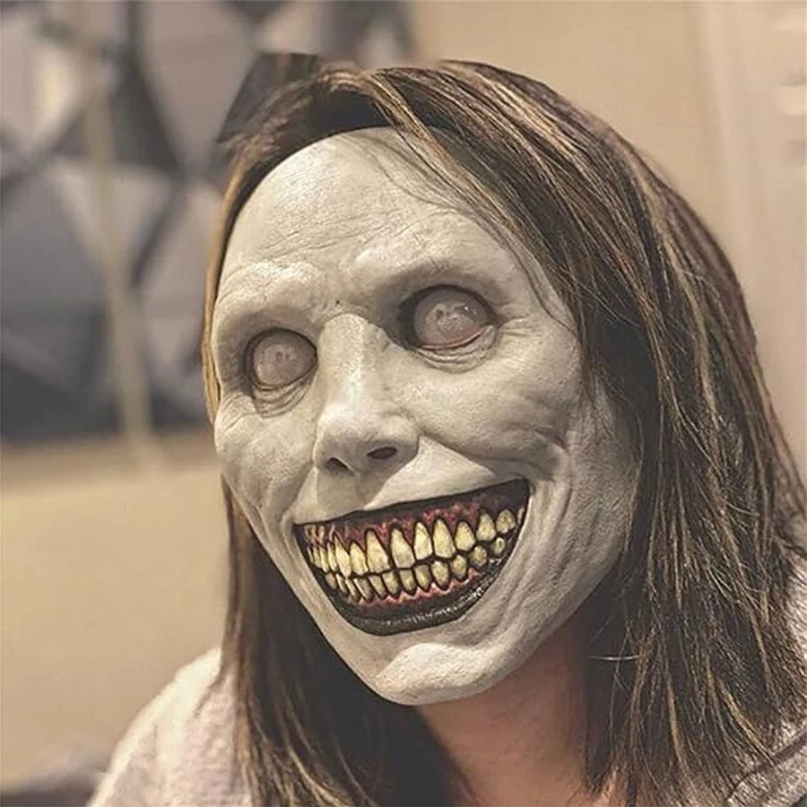 Masque Blanc Effrayant avec Œil