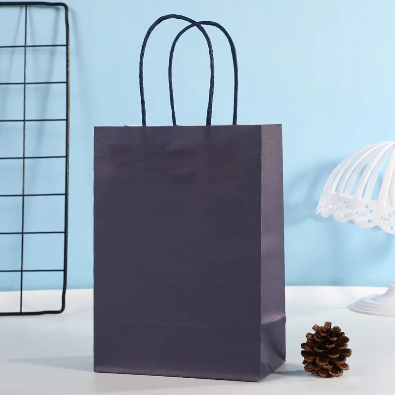Sacs Cadeaux Kraft avec Anses – Lots de 12