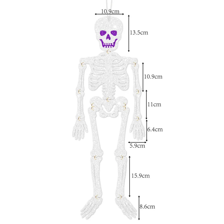 Suspension Squelette Halloween – Blanche ou Noire