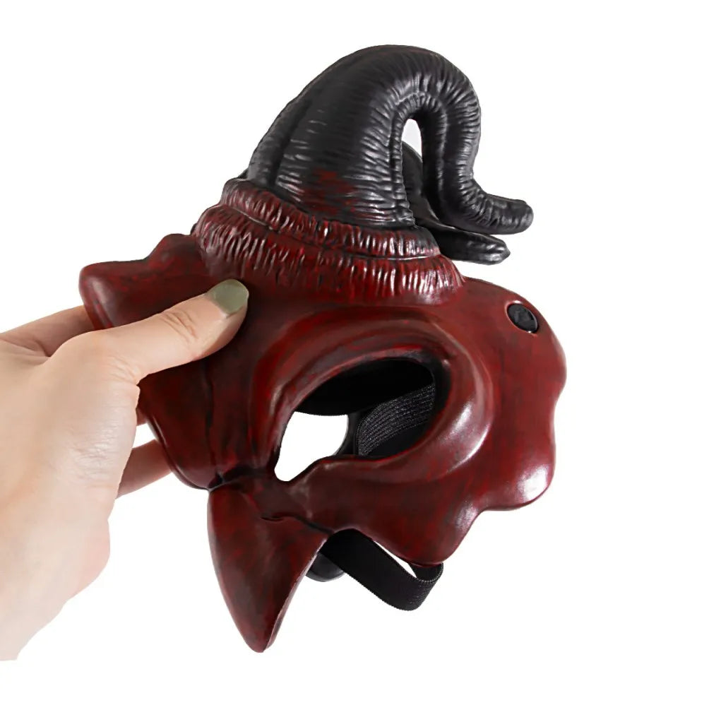 Demi-Masque Démon à Cornes – Masque d'Horreur – vue 4