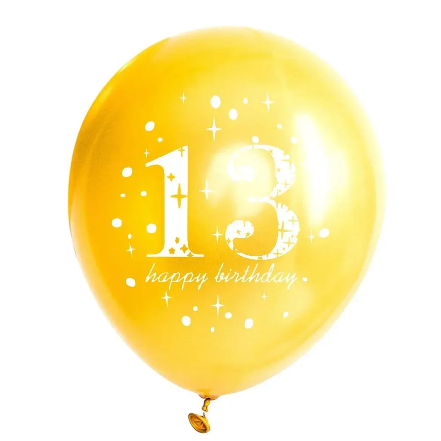 Ballons Anniversaire 13 Ans – Ensembles Décoratifs