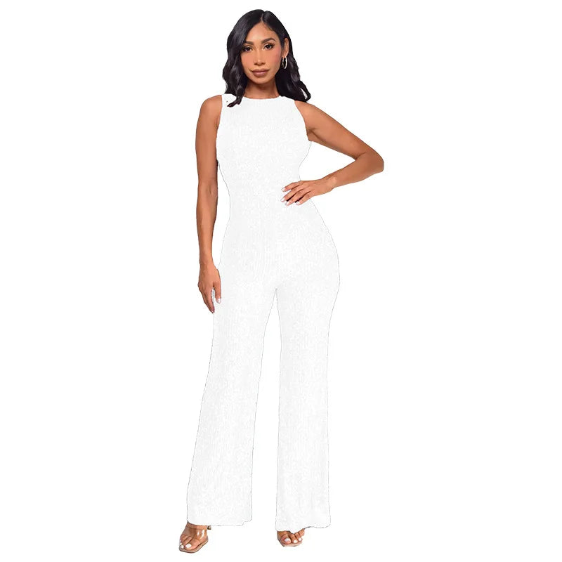 Combinaison Femme à Sequins – Sans Manches