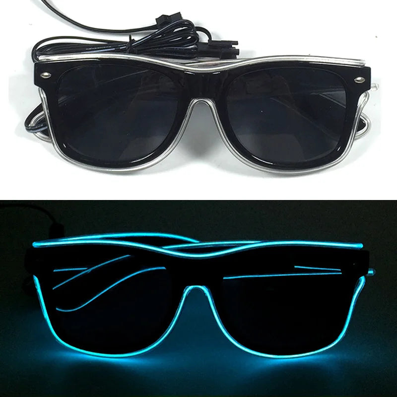 Lunettes LED Néon Lumineuses