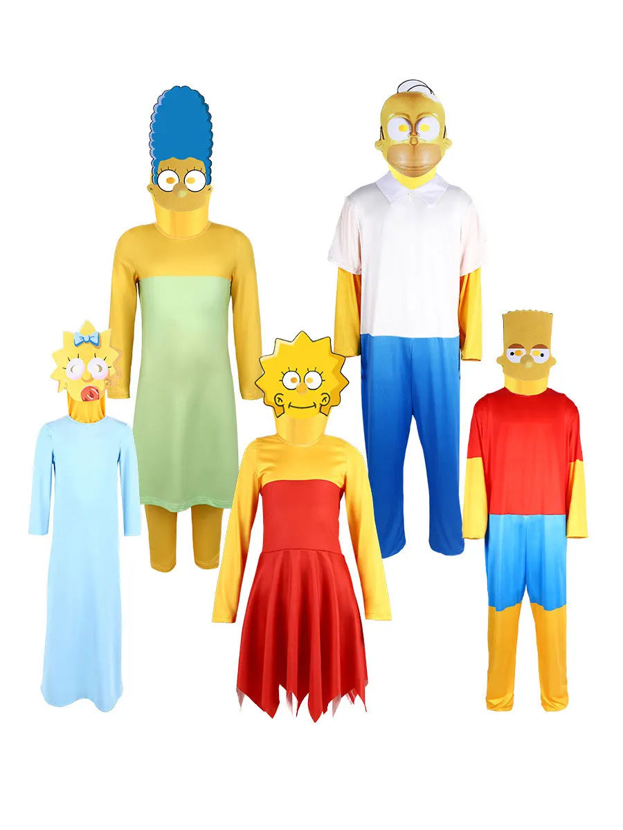 Déguisement Cartoon Famille – Plusieurs Modèles et Tailles