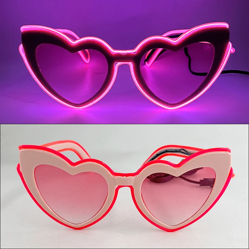 Lunettes Néon LED Lumineuses – vue 10