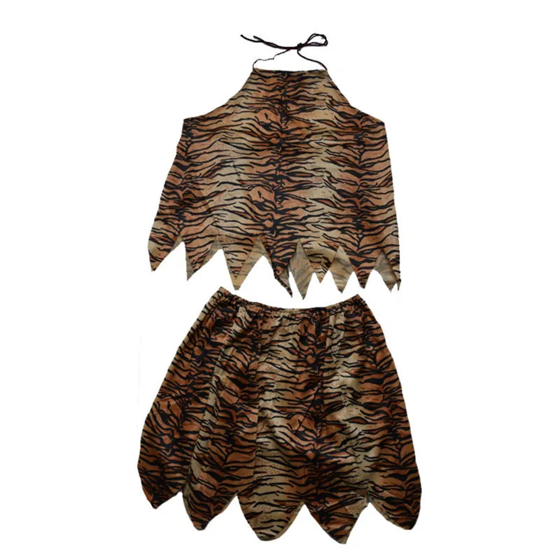 Déguisement Sauvage Préhistorique Sexy Imprimé Tigre – vue 6