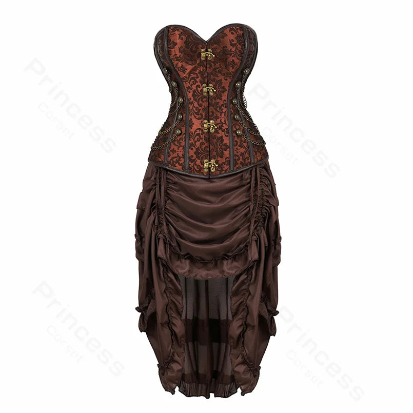 Robe Corset Pirate Punk Femme – vue 16