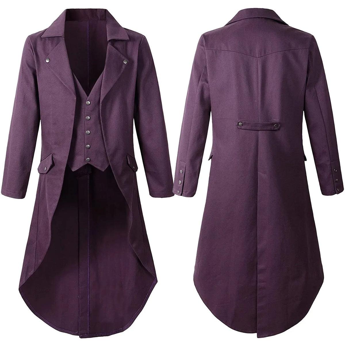Veste Gothique Steampunk Homme – S à 4XL
