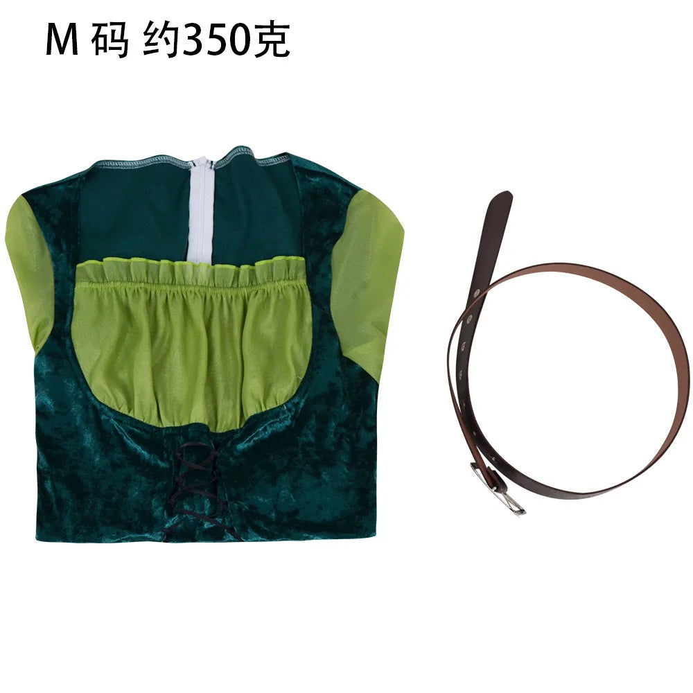 Robe Elfe Verte avec Ailes