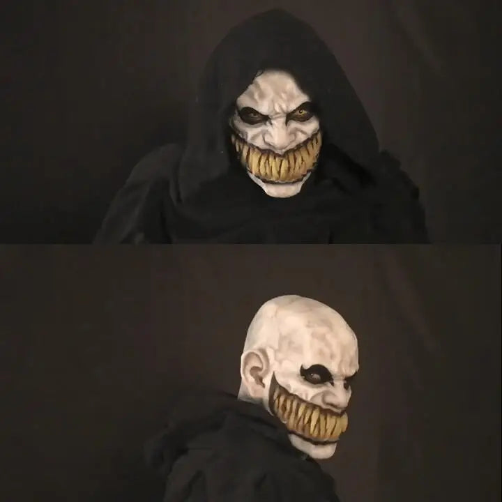 Masque Démon Mutant en Latex à Longues Dents – vue 6