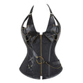 Bustier Corset Pirate Viking en Cuir