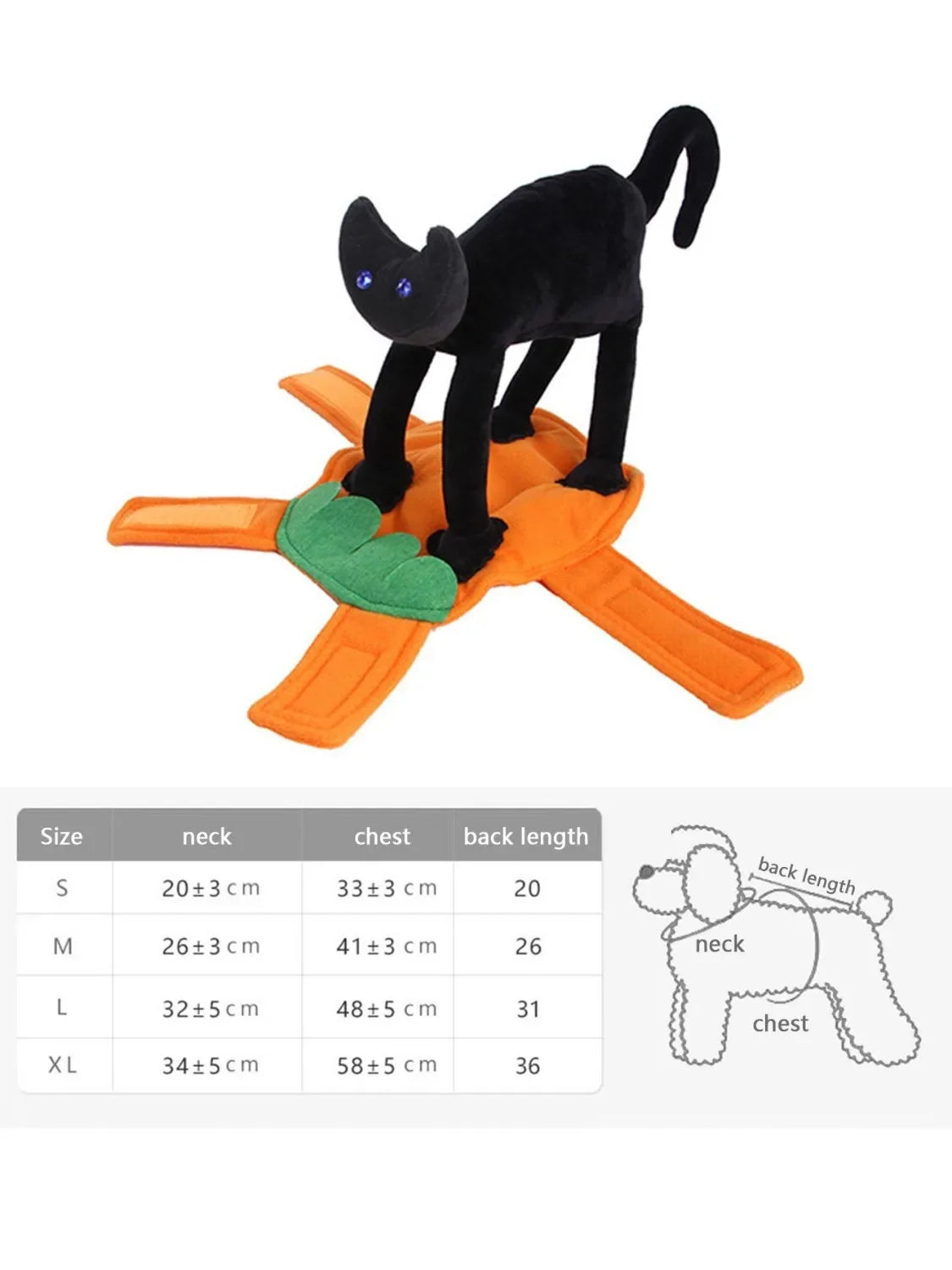 Déguisement Citrouille pour Animal de Compagnie – vue 6