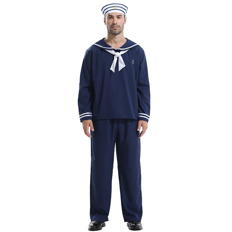 Déguisement Marin – Uniforme avec Chapeau