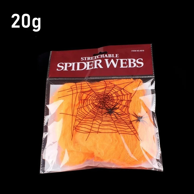 Toile d'araignée décorative phosphorescente Halloween – vue 12