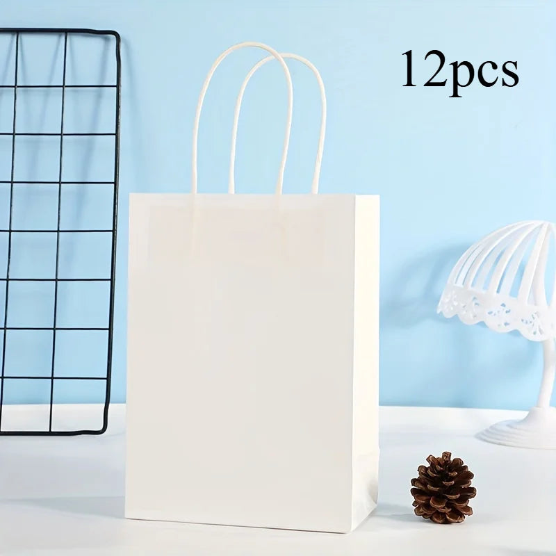 Sacs Cadeaux Anniversaire Kraft Réutilisables – vue 17