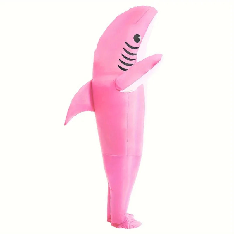 Déguisement Requin Gonflable - Combinaison Costume Debout Adulte – vue 7