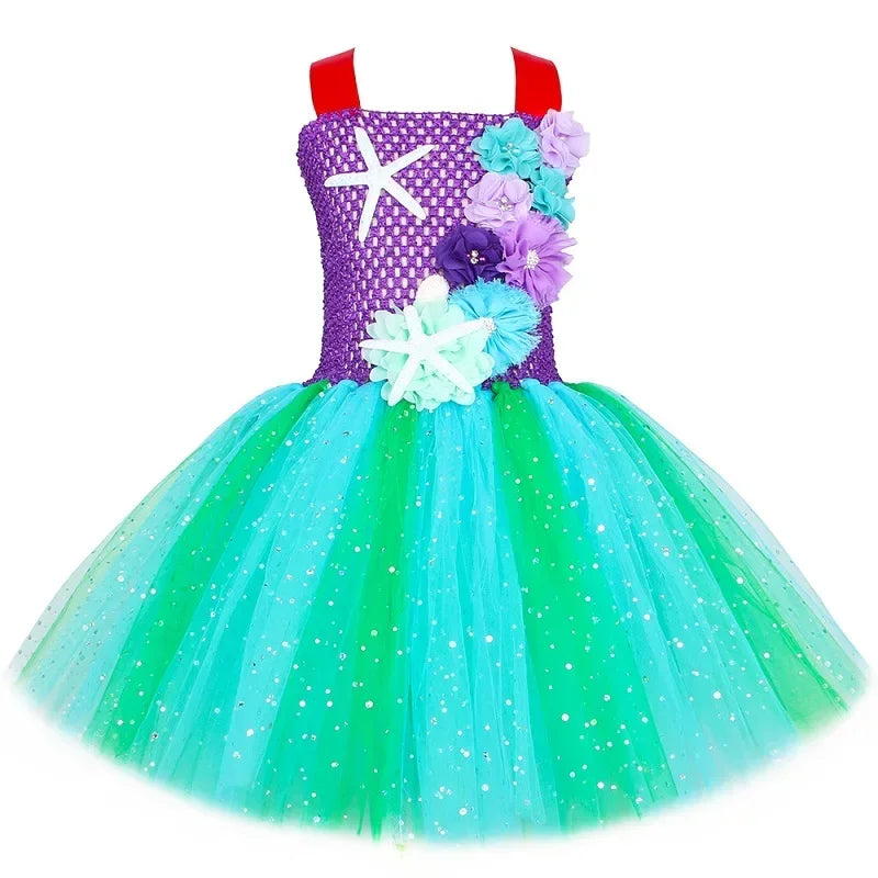 Robe Tutu Sirène Pailletée Fille – vue 11