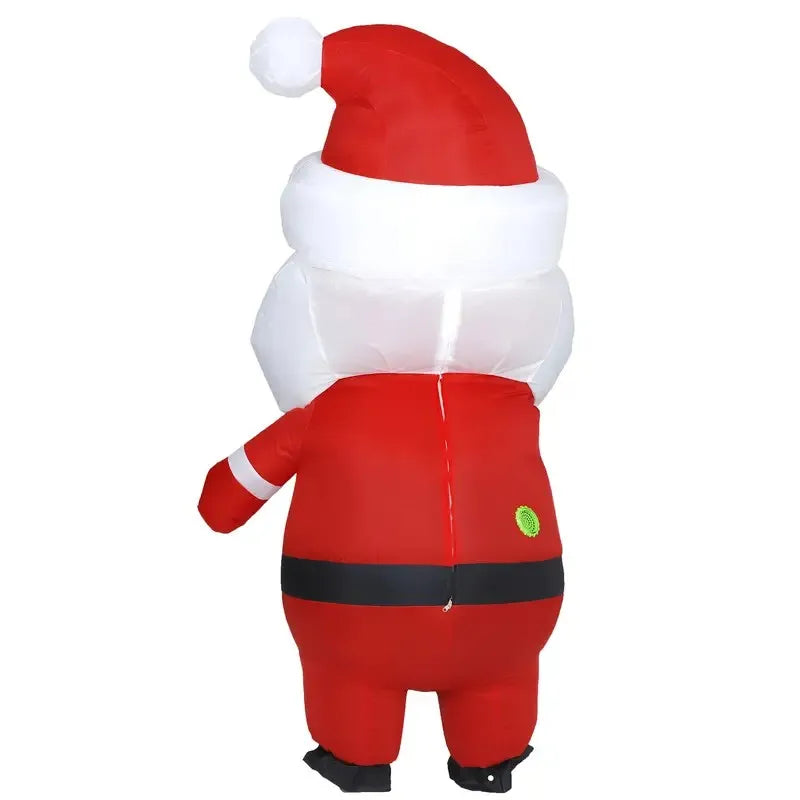 Déguisement Gonflable Père Noël Grosse Tête – vue 2