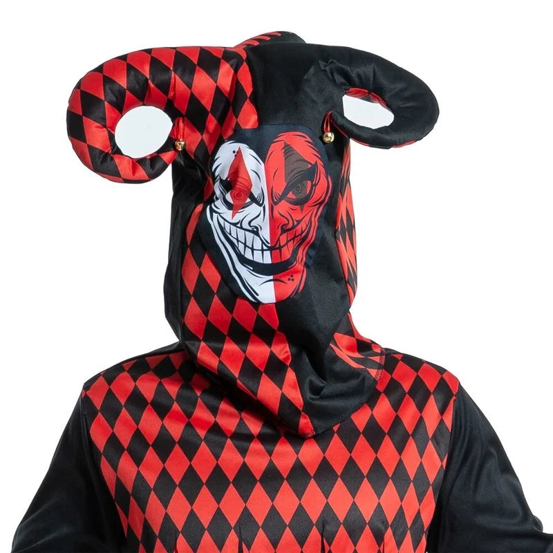 Déguisement Clown Tueur Gothique Noir Homme – vue 4