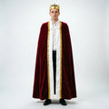 Cape de Roi Médiéval Bordeaux Homme – S à L