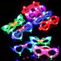 Lot de 6 Lunettes Lumineuses LED – 6 Formes