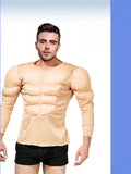Haut Faux Muscles Culturiste Homme