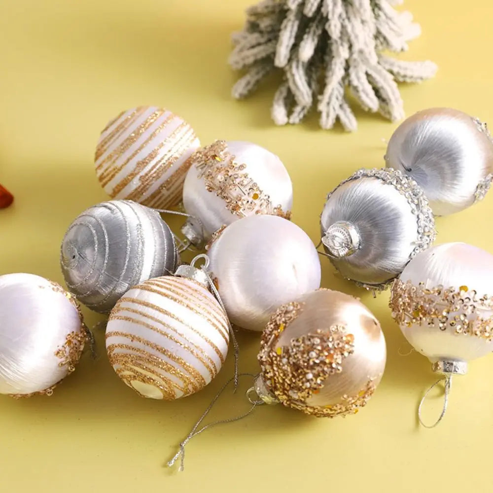 Lot de 12 Boules de Noël 6 cm Incassables
