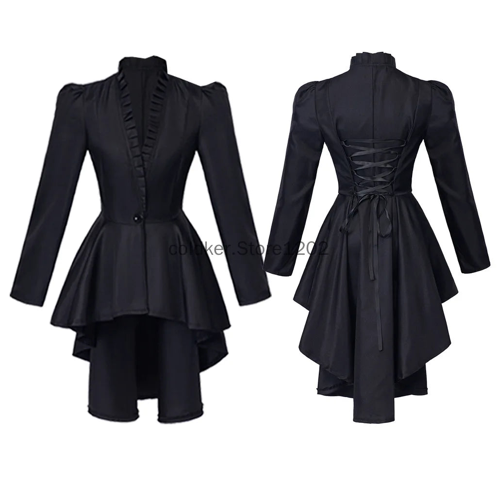 Veste Queue-de-Pie Steampunk Victorienne Femme