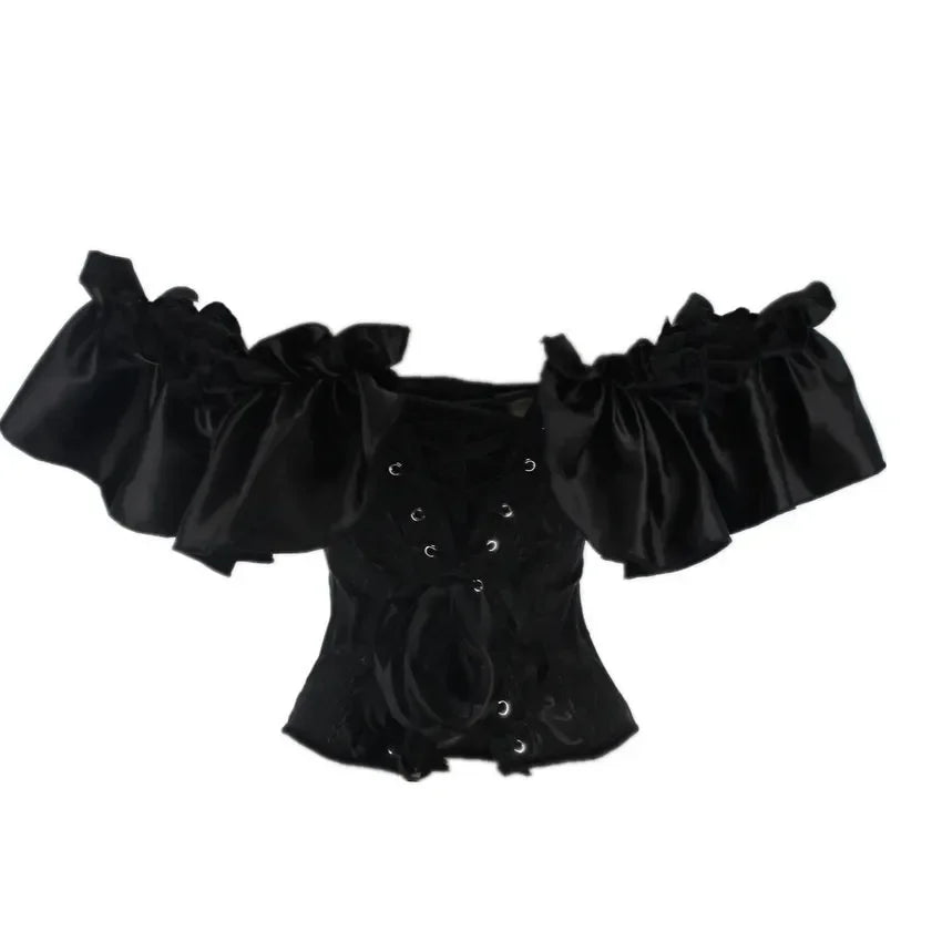 Robe Corset Gothique Épaules Dénudées