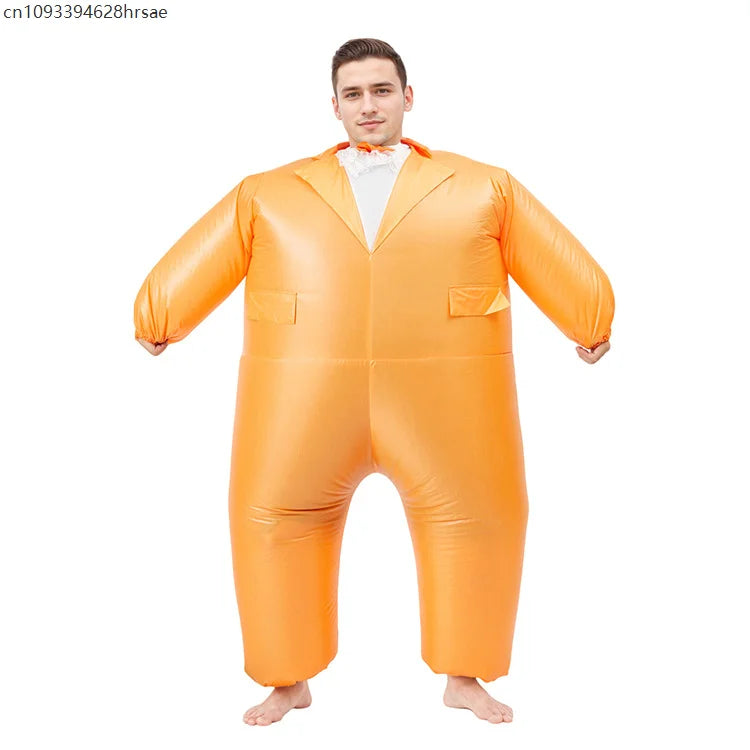 Déguisement Gonflable Orange Adulte – Costume Humoristique