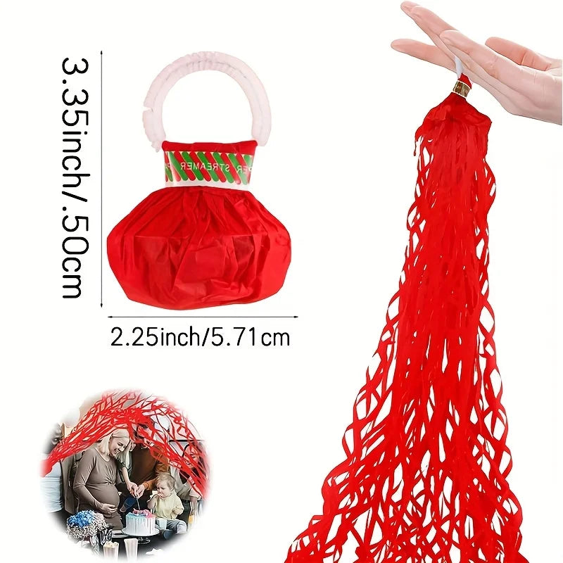 Lance-Serpentins Rouges – Lot de 10