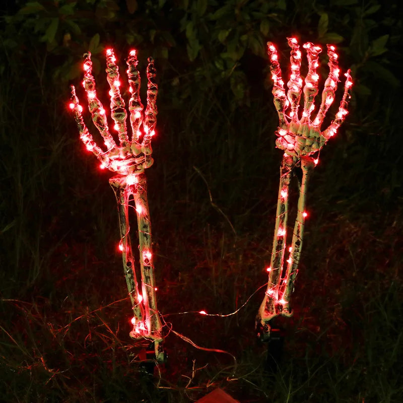 Squelette LED Taille Réelle Articulé – Décoration Extérieure – vue 7