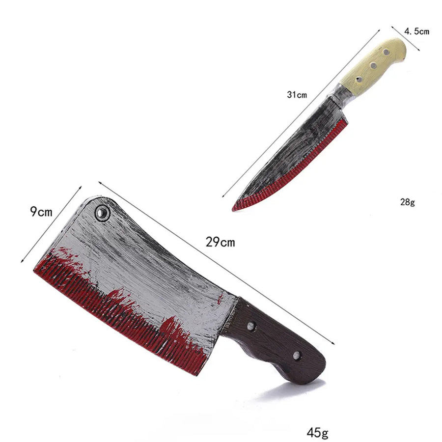 Couteau de Cuisine Ensanglanté Factice 30 cm – vue 5