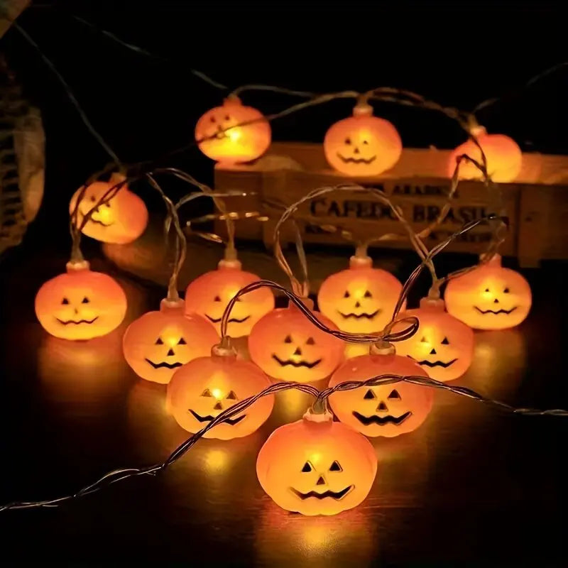 Guirlande LED Citrouilles Halloween – 1,5 ou 3 m