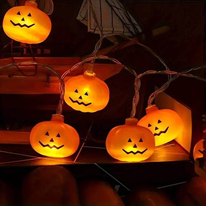 Guirlande LED Citrouilles Halloween – 1,5 ou 3 m