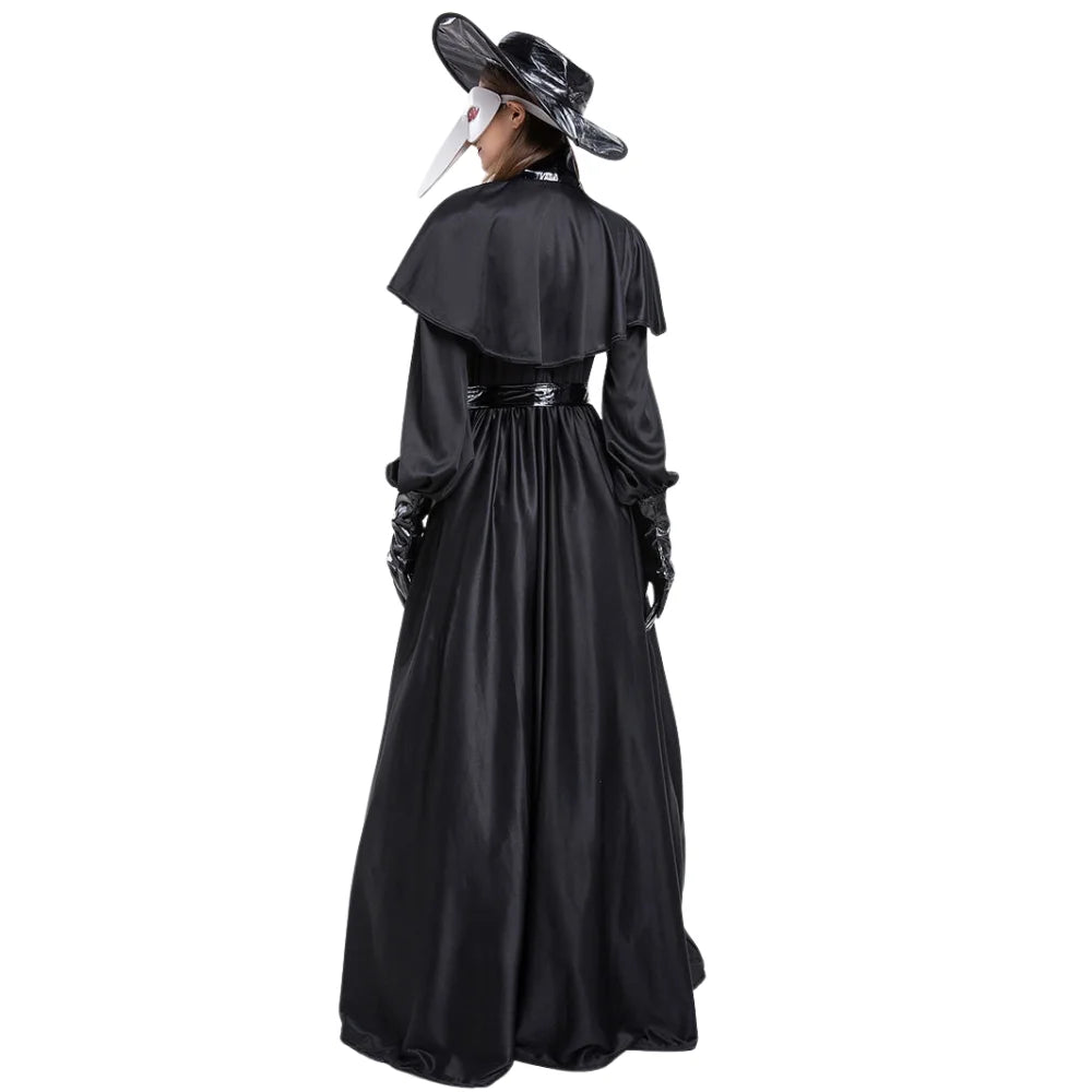 Robe Médecin de la Peste Femme – Ensemble Steampunk – vue 3