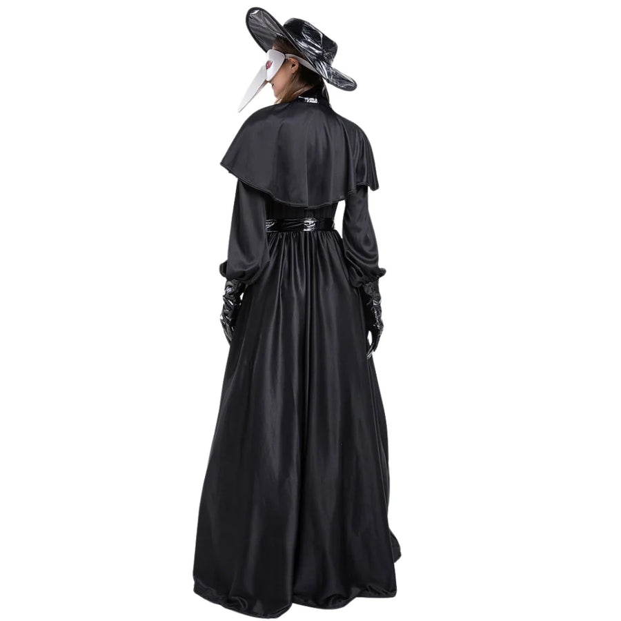 Robe Médecin de la Peste Femme – Ensemble Steampunk – vue 3