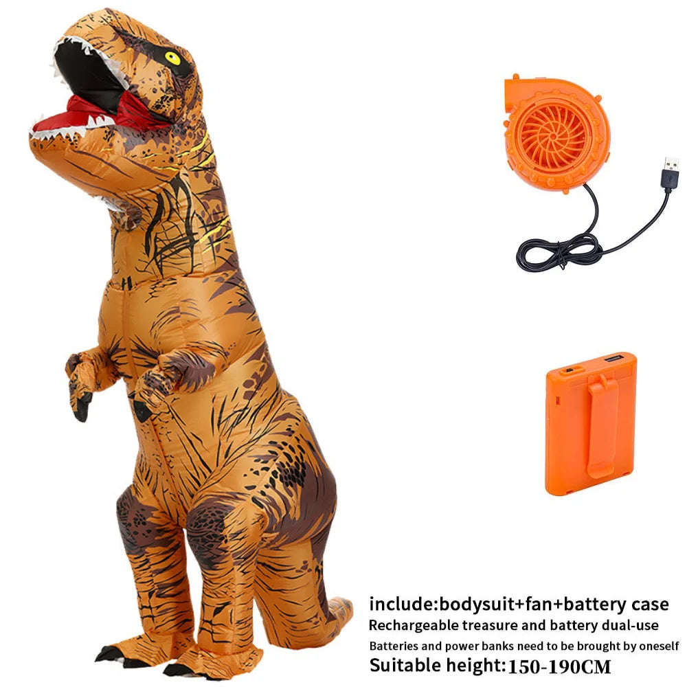 Déguisement Gonflable Tyrannosaure Adulte – vue 7