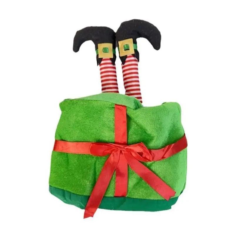 Chapeau Cadeau de Noël avec Jambes de Lutin – vue 7