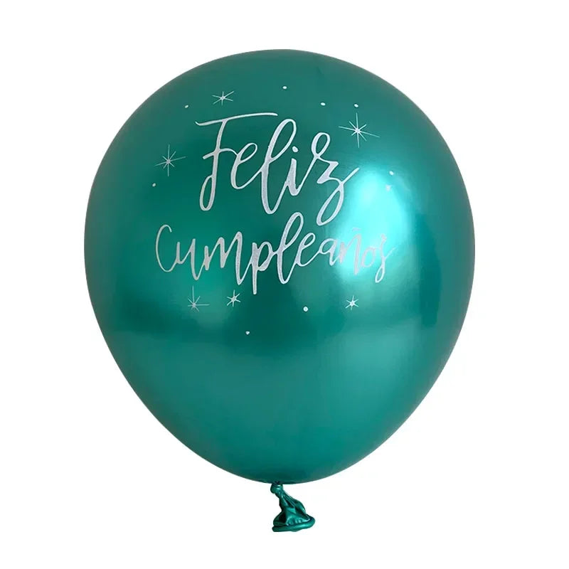 Lot de 15 Ballons Latex Or, Argent et Confettis – vue 31