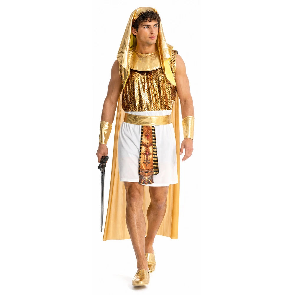 Déguisement Pharaon Égyptien Homme – Ensemble 7 Pièces