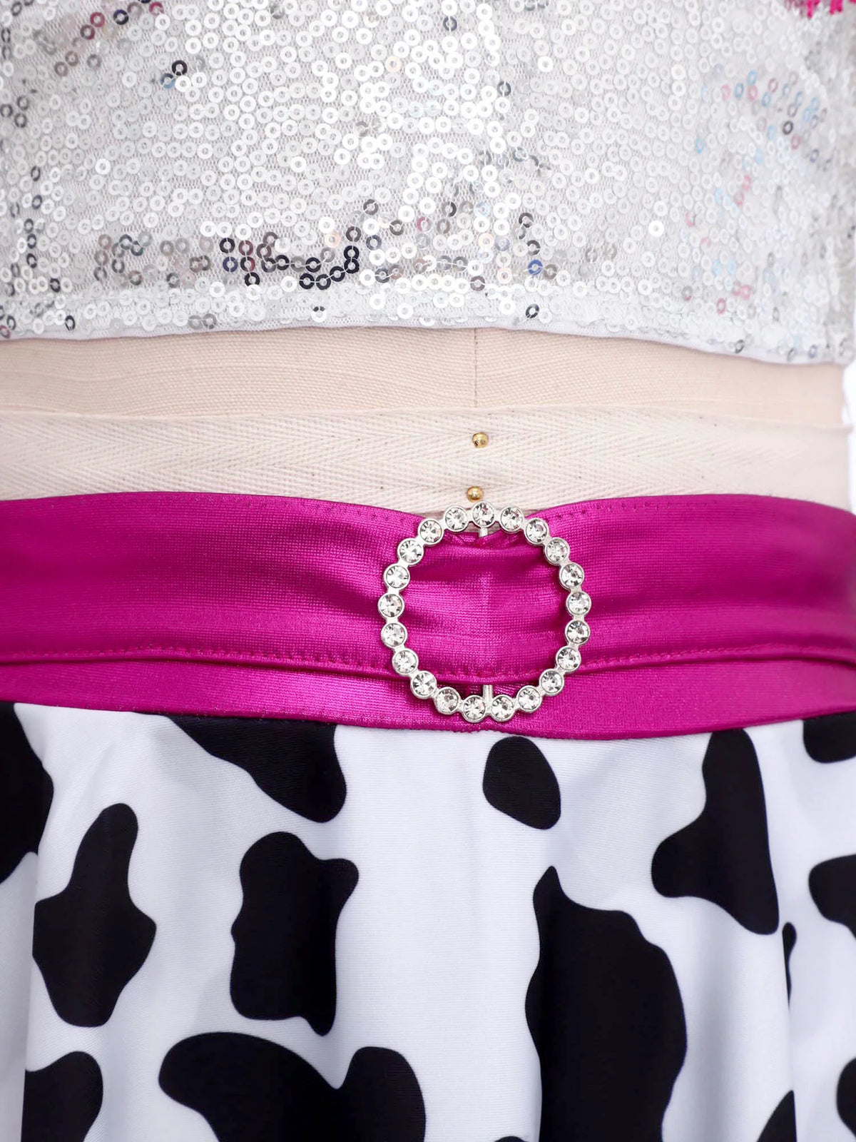 Déguisement Cowgirl Fille à Sequins – Crop Top et Jupe-Culotte – vue 4