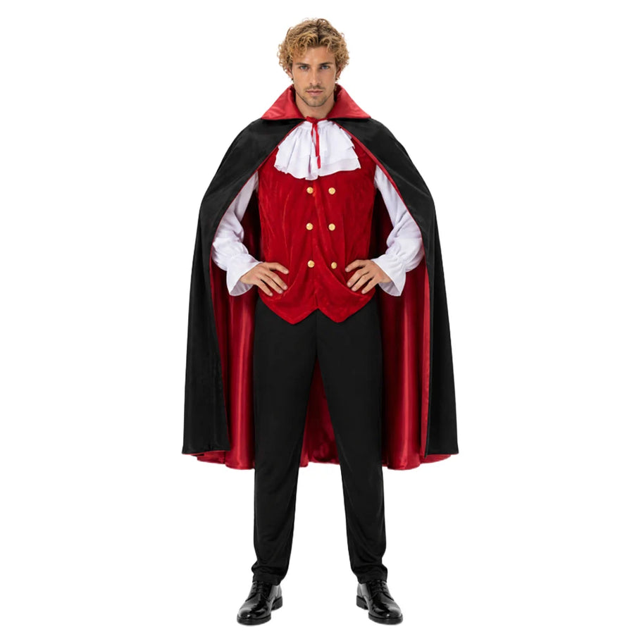 Costume Vampire Gentleman Homme – Ensemble avec Cape – vue 2