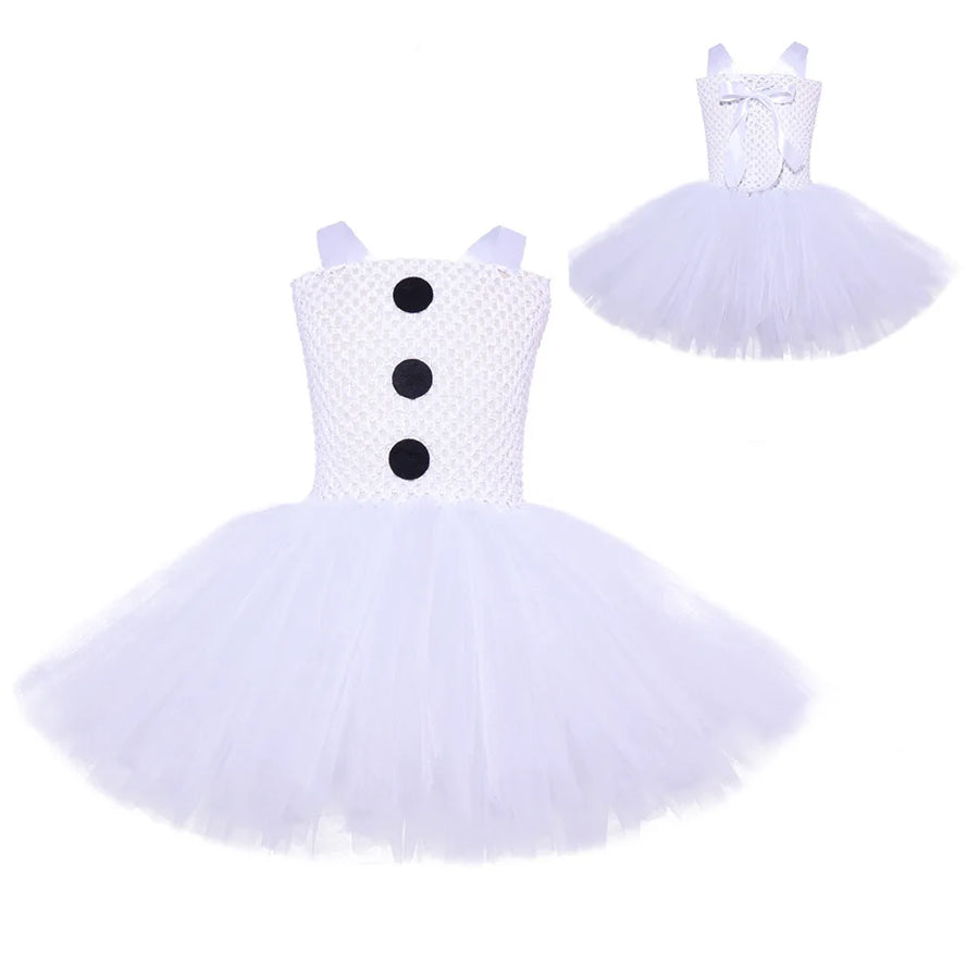 Robe Ballerine Bonhomme de Neige Femme