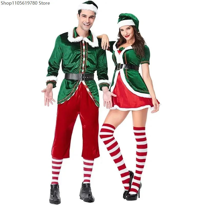 Combinaison de Lutin en Velours Famille – vue 3