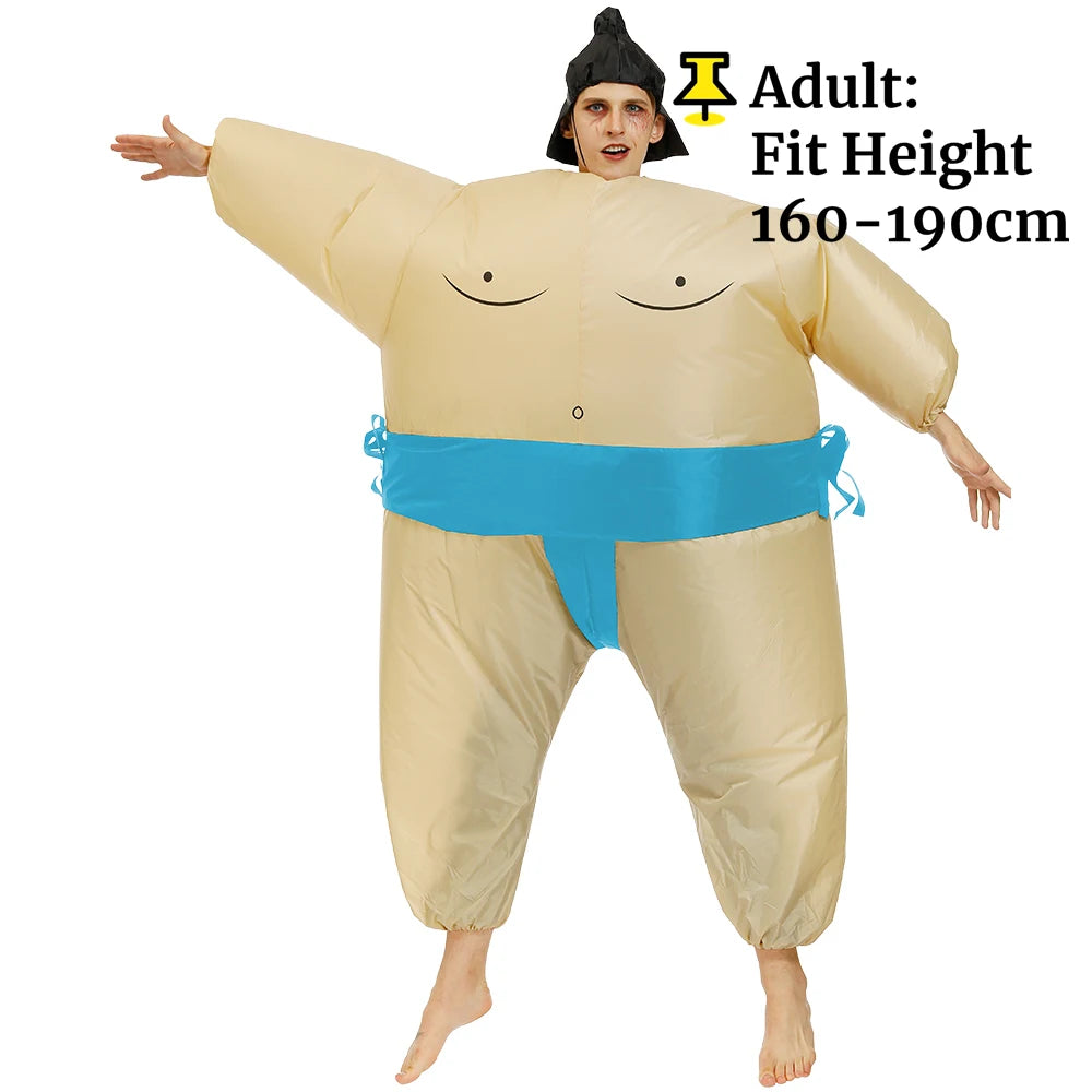 Déguisement Gonflable Sumo Adulte – Costume Rigolo – vue 12