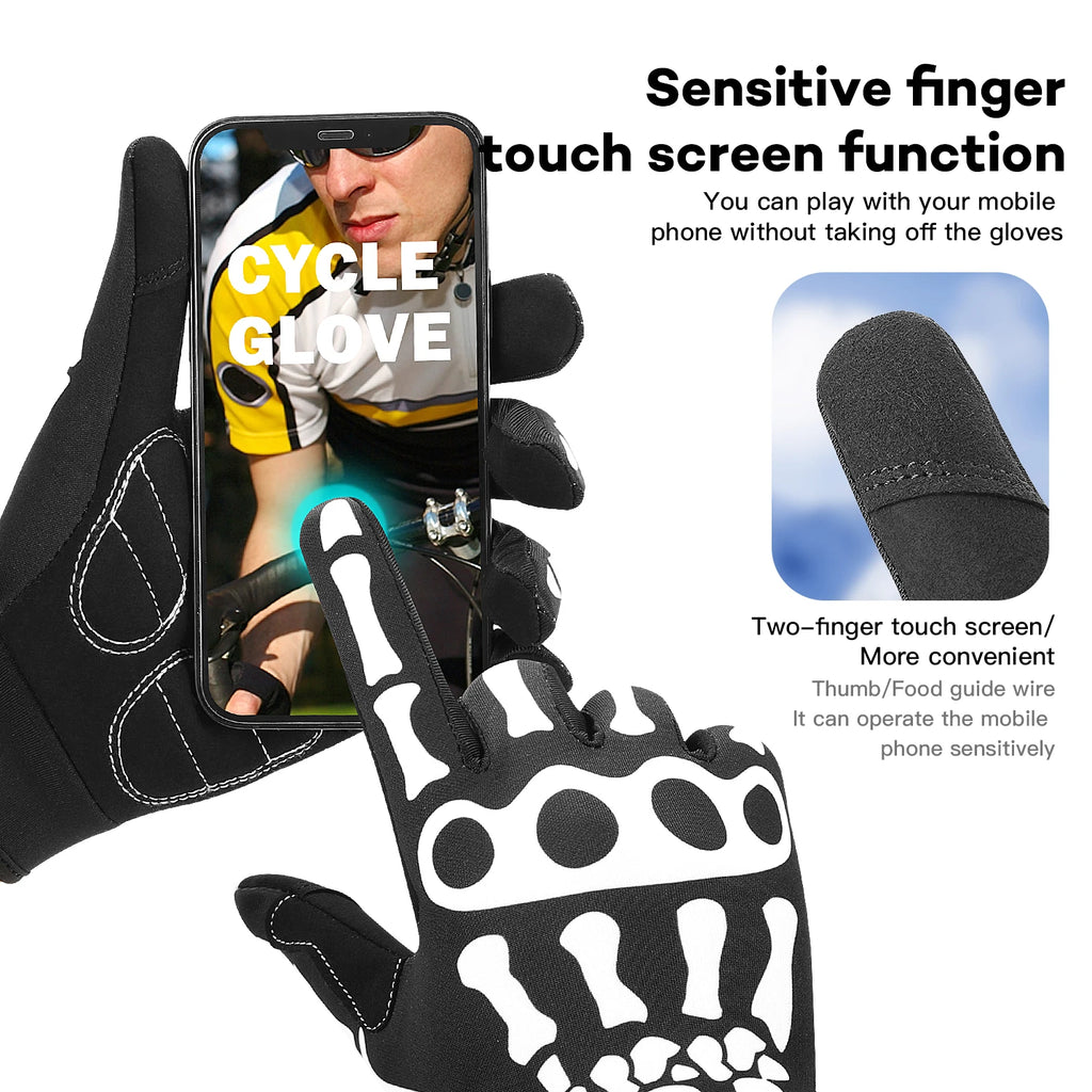 Gants Griffes Fantôme Tête de Mort