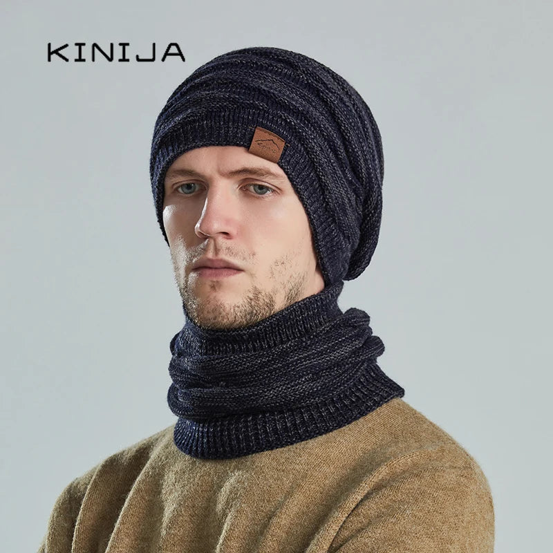 Ensemble Bonnet et Écharpe Hiver – Plusieurs Couleurs